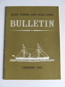 Blue Funnel and Glen Lines Bulletin, January 1960
