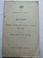 Report of the Royal Australian Naval College for 1915