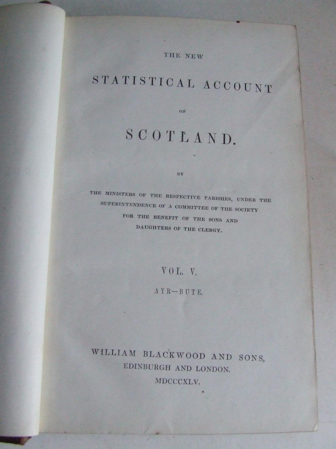 The New Statistical Account of Scotland - Ayr [and] Bute