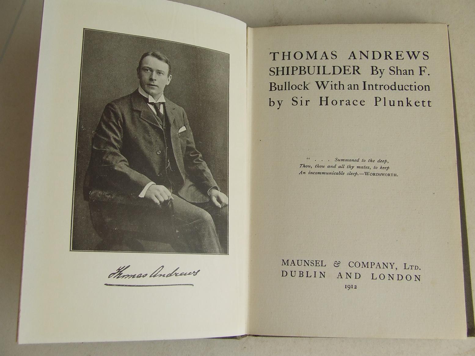 Thomas Andrews Shipbuilder