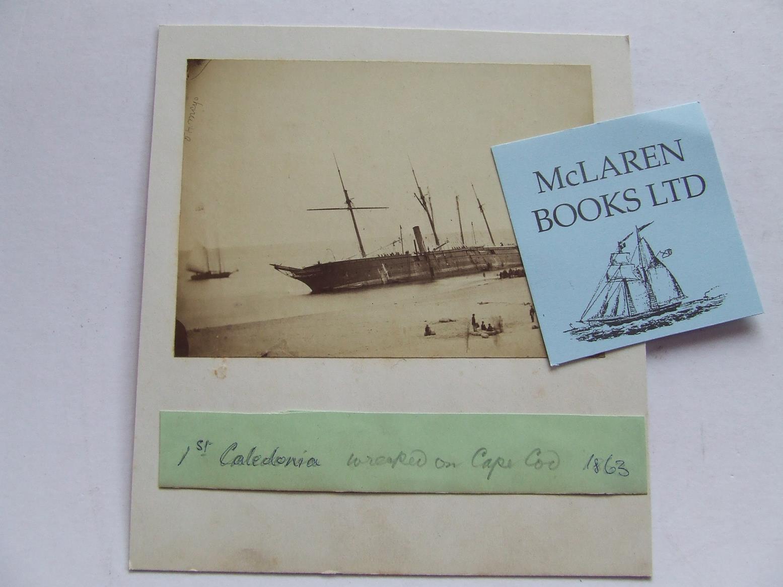 1st Caledonia wrecked on Cape Cod 1863 - albumen print