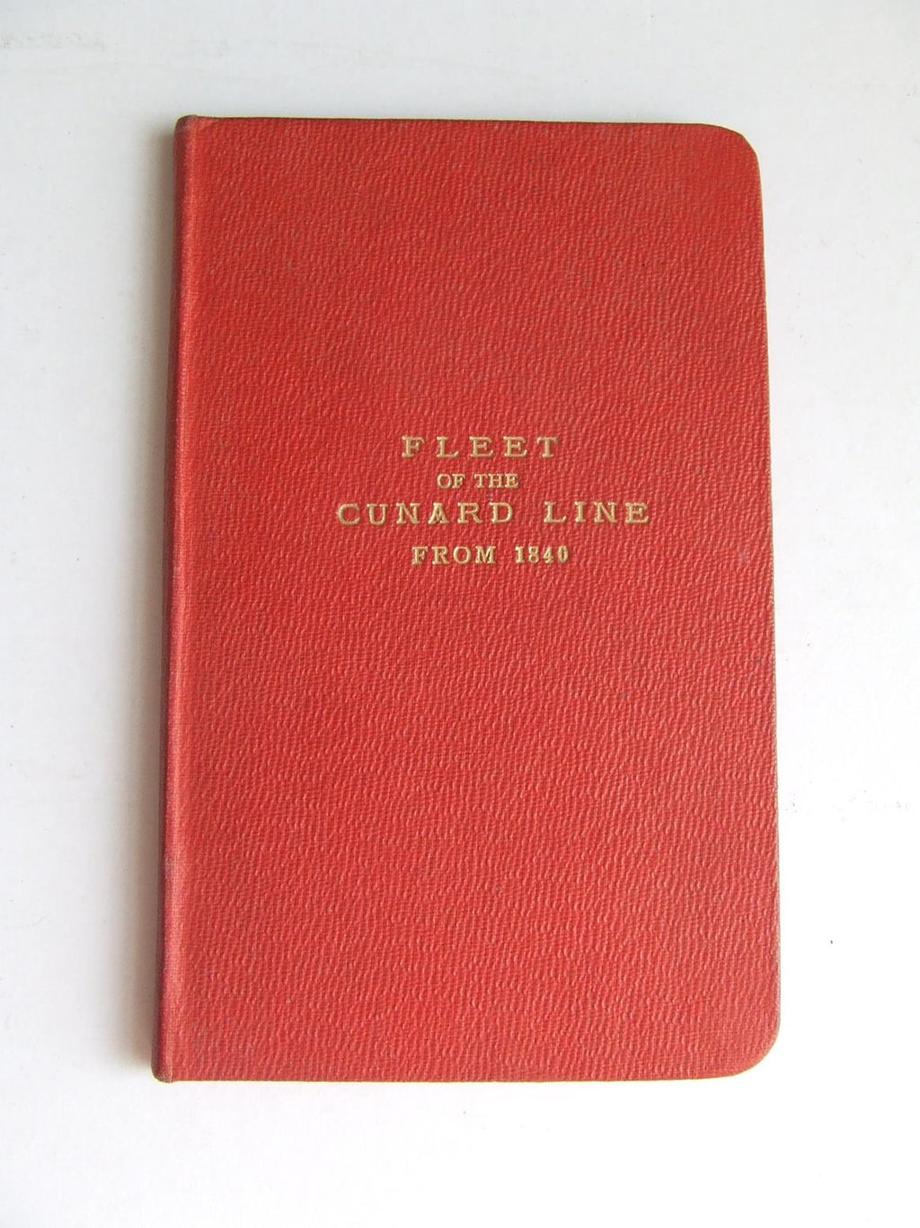 Fleet of the Cunard Line from 1840 - manuscript