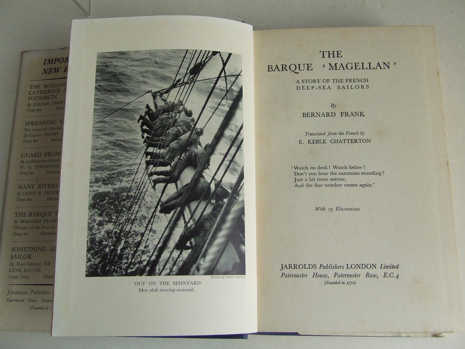 The Barque 'Magellan'. a story of the French deep-sea sailors