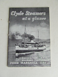 Clyde Steamers at a Glance