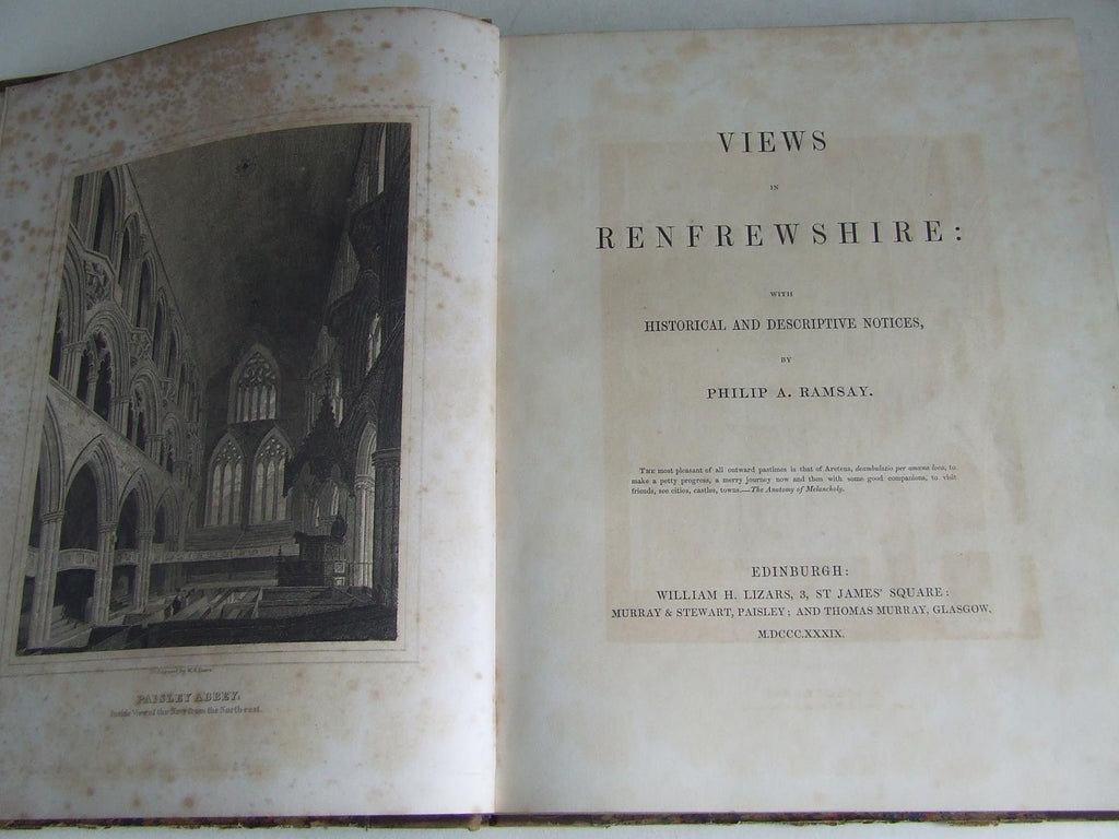 Views in Renfrewshire, with historical and descriptive notes