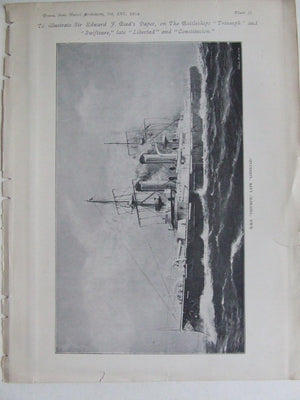 The Battleships "Triumph" and "Swiftsure", late "Libertad" and "Constitucion"