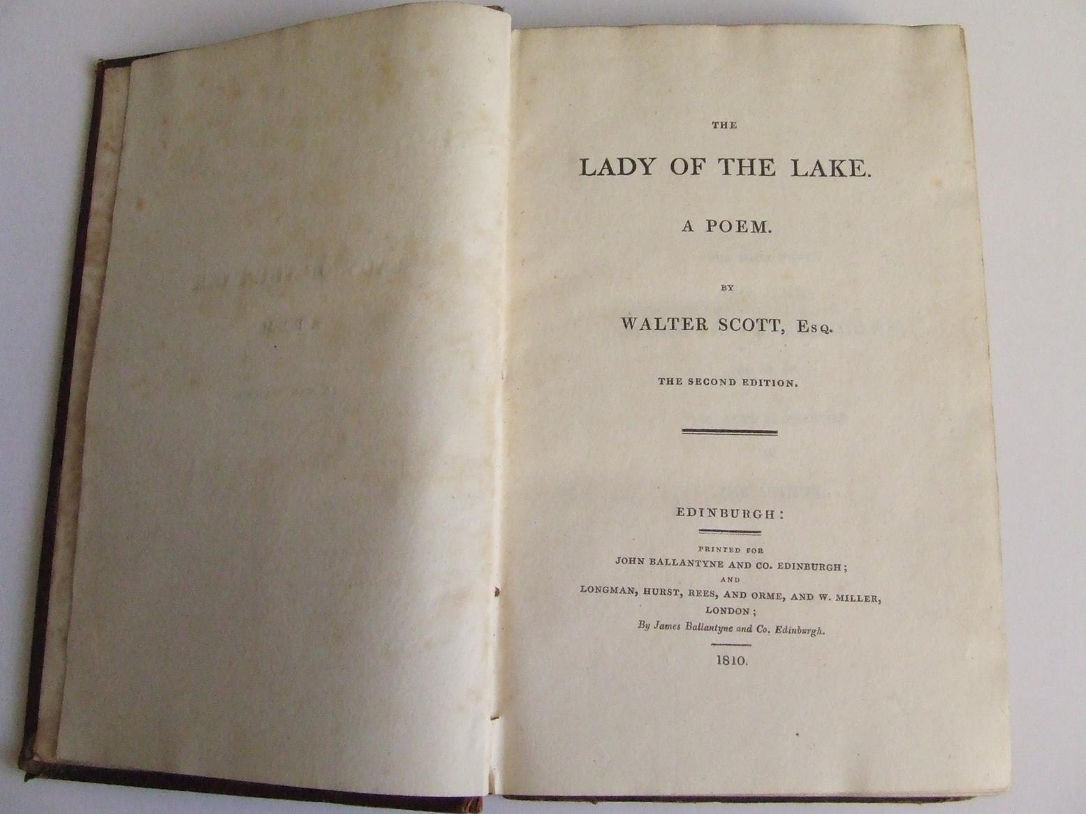 The Lady of the Lake. a poem. the second edition