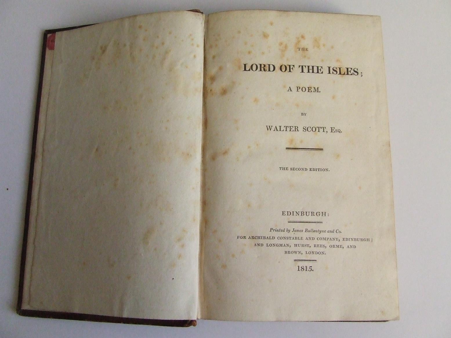 The Lord of the Isles; a poem. the second edition