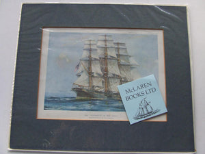 Sailing Ship Print - 'Sovereign of the Seas'.