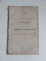 Address of George Washington, to the United States of America, on his resignation