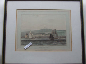 Greenock on the Clyde  -  antique print