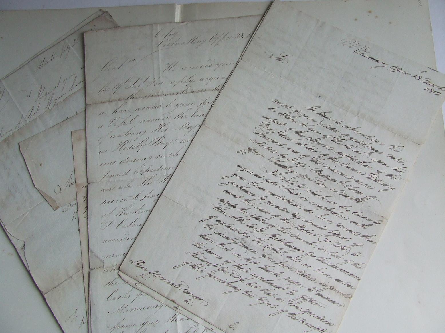 Correspondence from 1812. to Rear-Admiral John Ferrier