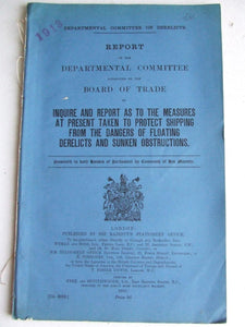 REPORT OF THE DEPARTMENTAL COMMITTEE APPOINTED BY THE BOARD OF TRADE
