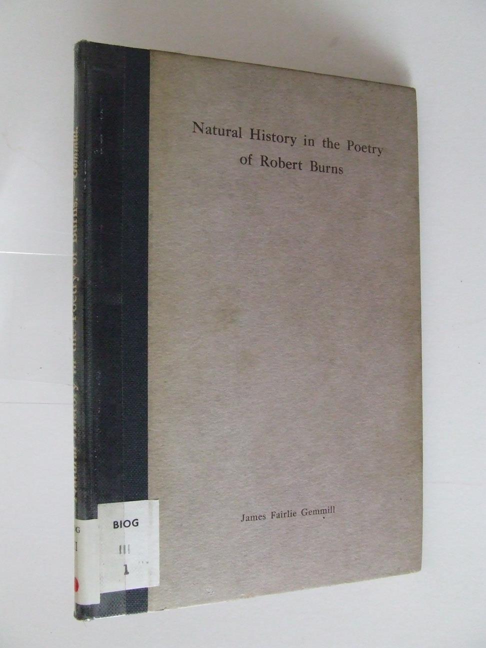 Natural History in the Poetry of Robert Burns