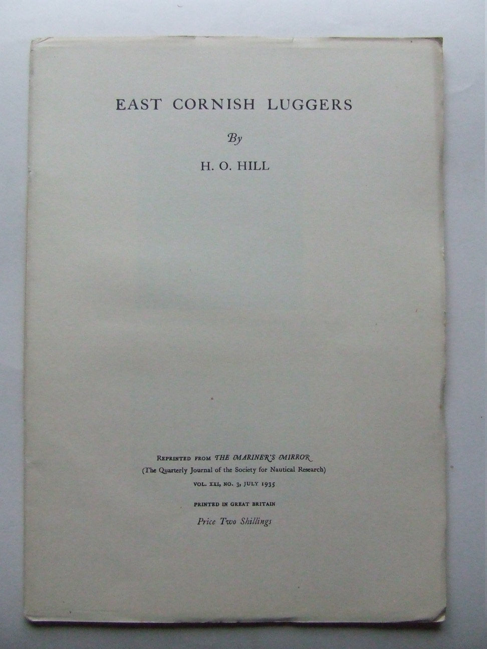 East Cornish Luggers
