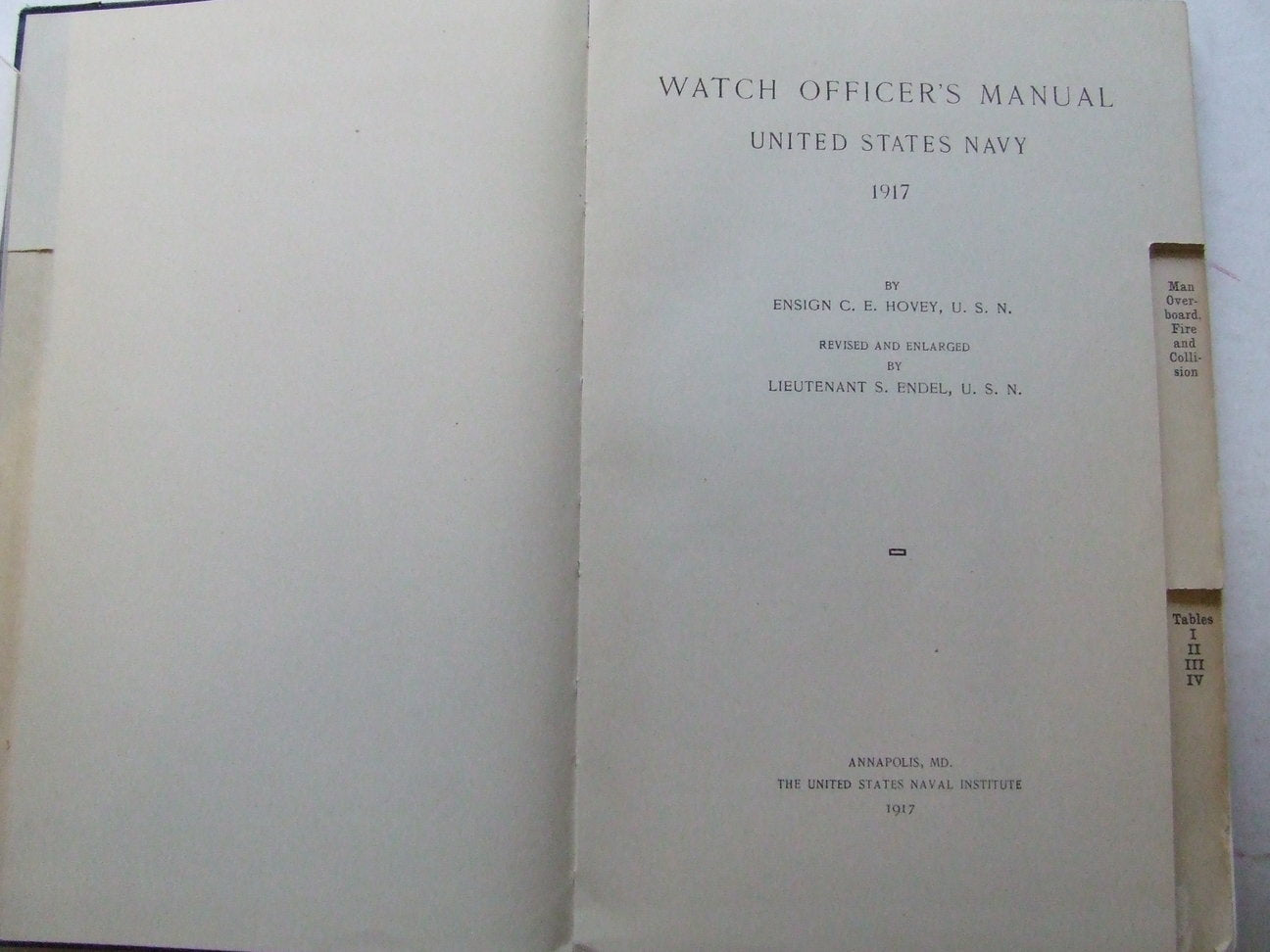 Watch Officer's Manual, United States Navy, 1917