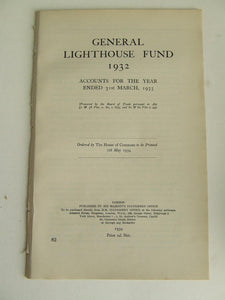 General Lighthouse Fund 1932.accounts for the year ended 31st March 1933