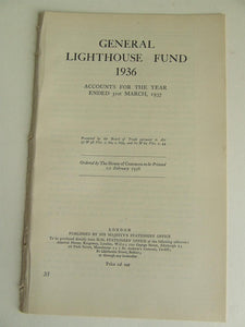 General Lighthouse Fund 1936.accounts for the year ended 31st March 1937