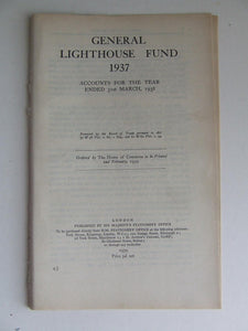 General Lighthouse Fund 1937. accounts for the year ended 31st March 1938