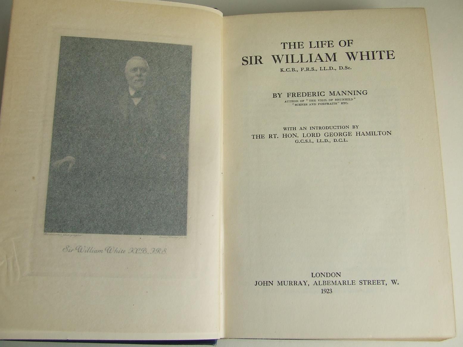 The Life of Sir William White