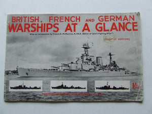 British, French and German Warships at a Glance. 2nd edition