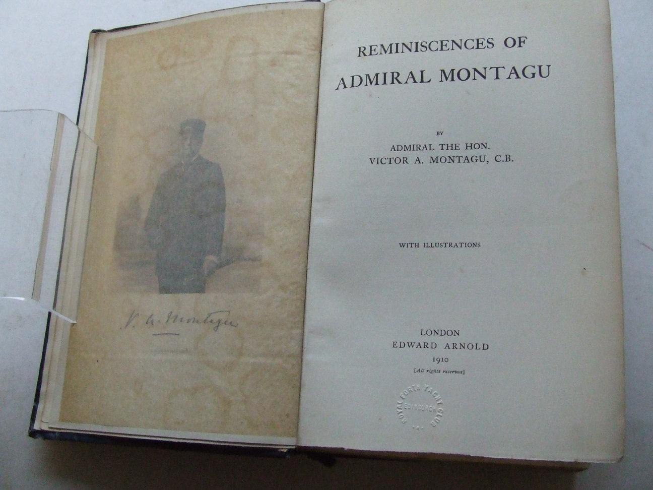 REMINISCENCES OF ADMIRAL MONTAGU