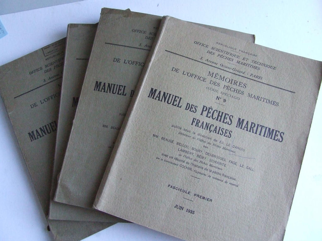 MANUEL DES PÊCHES MARITIMES FRANÇAISES