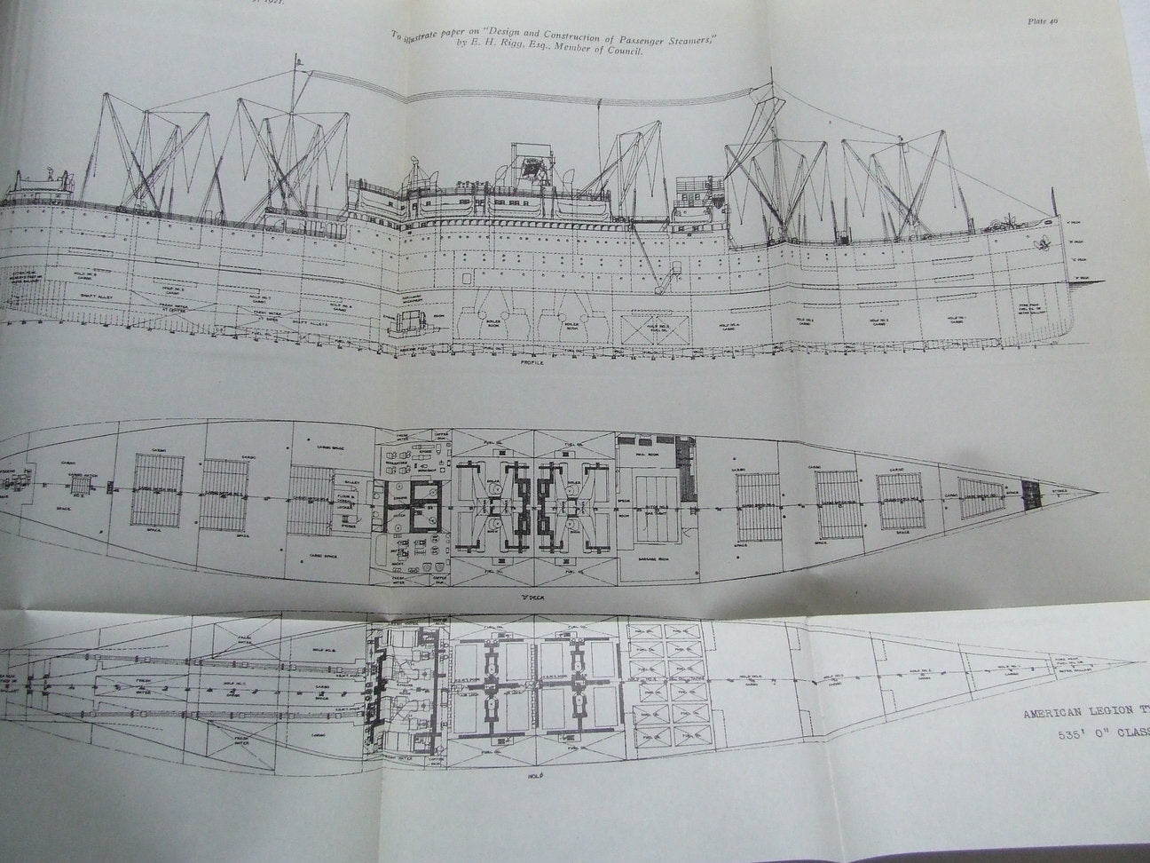 Design and Construction of Passenger Steamers