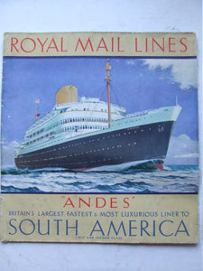Royal Mail Lines - "Andes"
