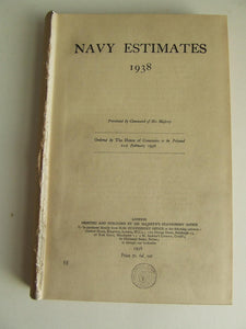 Navy Estimates for the Year 1938