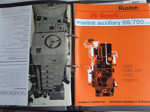 Ruston Paxman Sales Division - collection of sales brochures