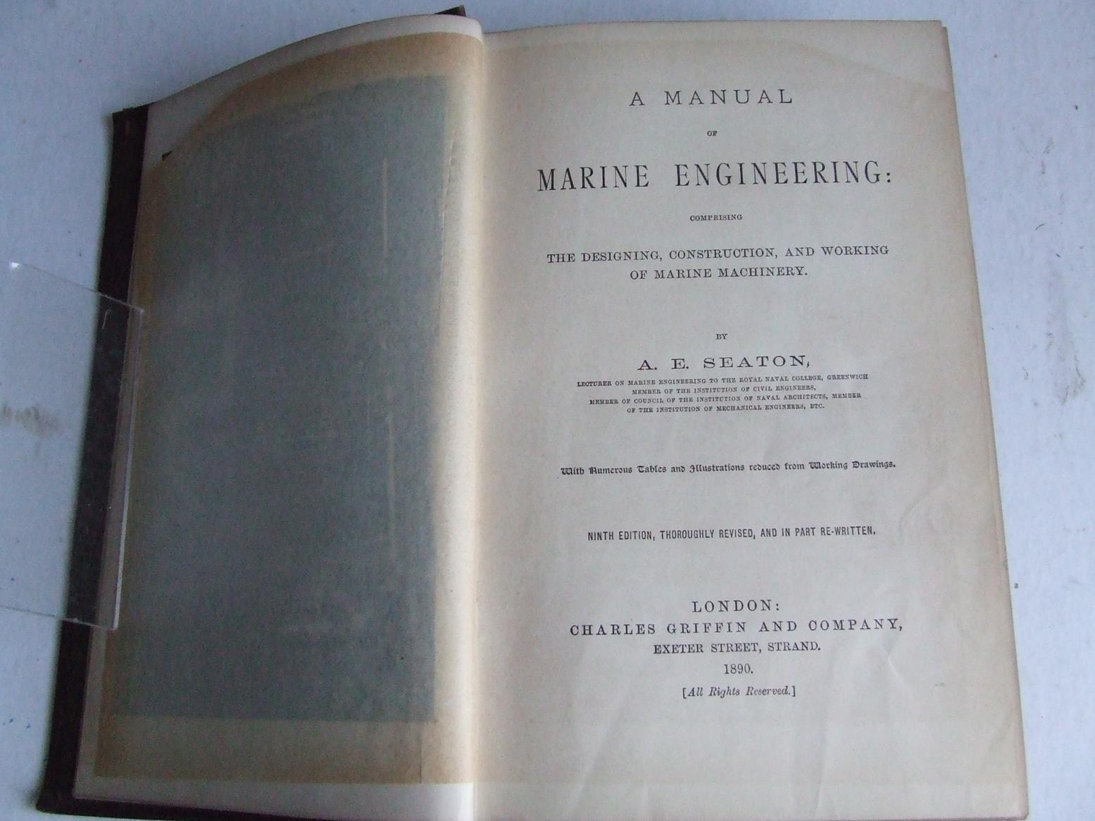 A Manual of Marine Engineering: