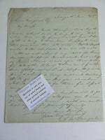 Tobago - 1843 holograph letter