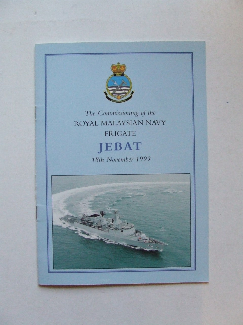 Commissioning of the Royal Malaysian Navy Frigate 'Jebat', 18th November 1999