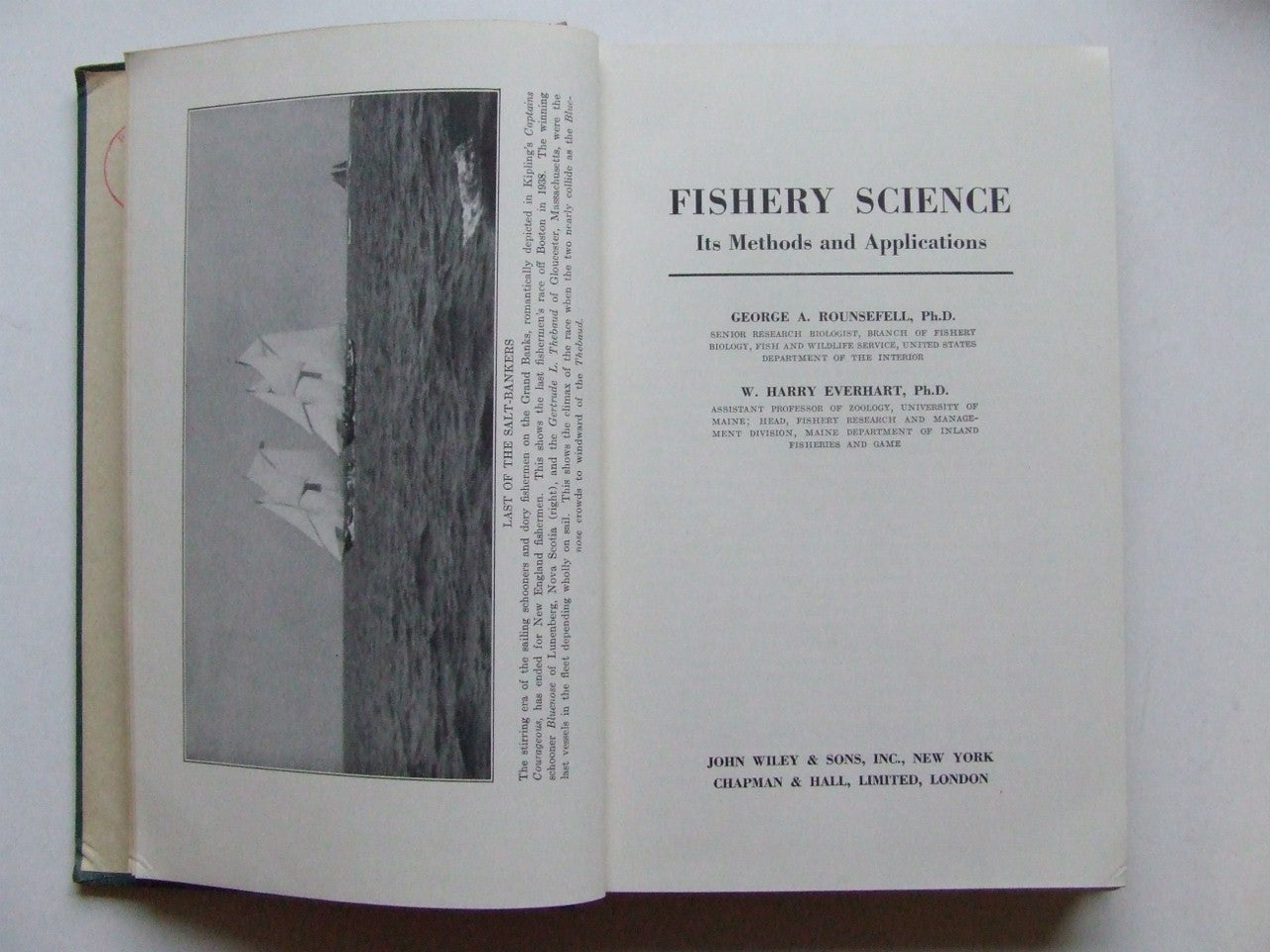 Fishery Science, its methods and applications